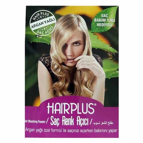 Hairplus Saç Renk Açıcı Set Argan Yağlı