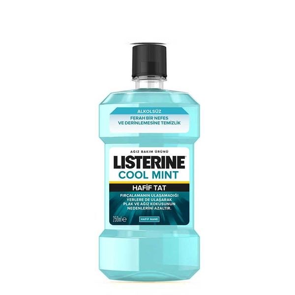 Listerine Ağız Çalkama Suyu 250 ML Cool Mint Hafif Tat Alkolsüz