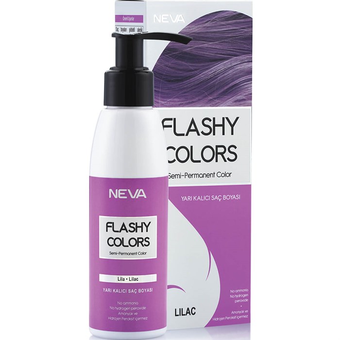 Neva Flashy Colors Yarı Kalıcı Saç Boyası 100 ML Lilac