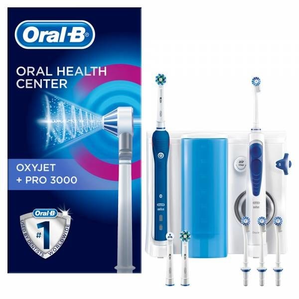 Oral-B Ağız Bakım Merkezi Pro Care Oxyjet Ağız Duşu + Pro 3000 Şarj Edilebilir Diş Fırçası OC20