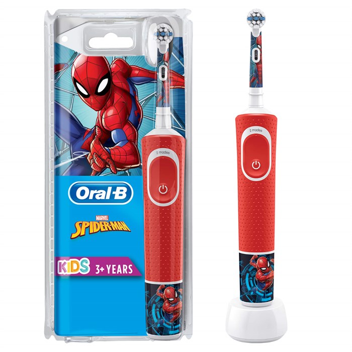 Oral-B Spiderman Şarj Edilebilir Diş Fırçası Çocuk D100