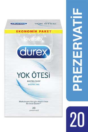 Durex Yok Ötesi Ekstra His Prezervatif 20 li