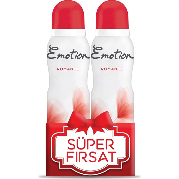 Emotion Kadın Deodorant 150 ML Romance 2 li Paket