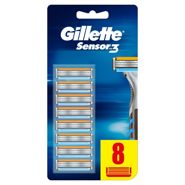 Gillette Sensor3 Tıraş Bıçağı Yedek 8 li