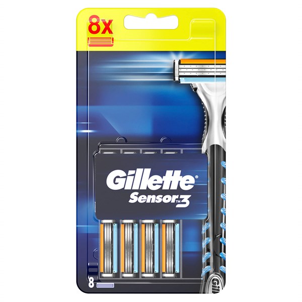 Gillette Sensor3 Tıraş Bıçağı Yedek 8 li