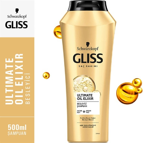 Gliss Ultimate Oil Elixir Besleyici Şampuan 500 ML