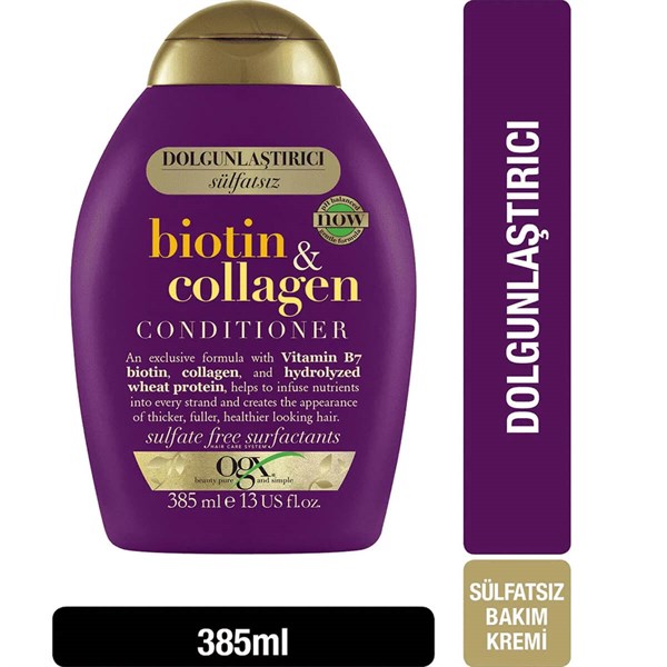 Ogx Biotin & Collagen Saç Kremi 385 ML Dolgunlaştırıcı