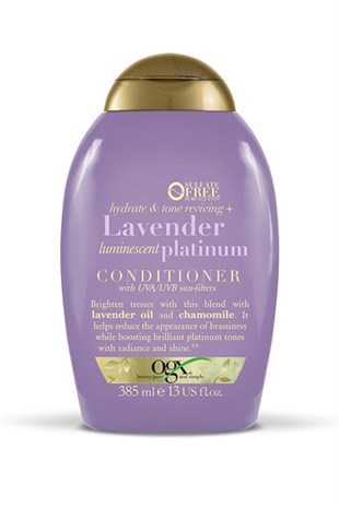 OGX Sarı Saçlar için Renk Koruyucu Lavender Platinum Bakım Kremi 385 ML