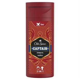 Old Spice Duş Jeli & Şampuan Captain 50 ML