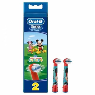 Oral-B Diş Fırçası Yedek Başlığı Çocuklar İçin Stages Power Mickey Mousse 2 Li
