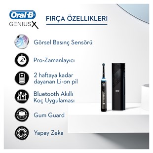 Oral-B Genius X 20000 Luxe Edition Anthracite Grey Şarj Edilebilir Diş Fırçası