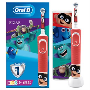 Oral-B Pixar Şarj Edilebilir Diş Fırçası D100 + Seyahat Kabı